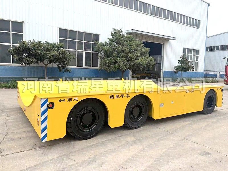 輪胎式無(wú)軌電動(dòng)平車